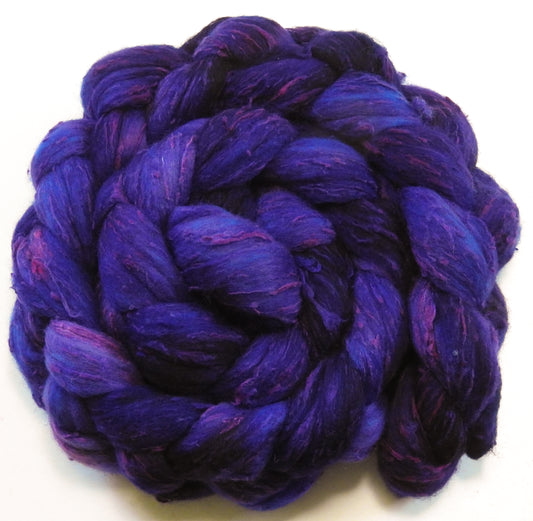 Damson Plum (5.8 oz)- 25 micron Merino/ Silk Slubs (70/30)
