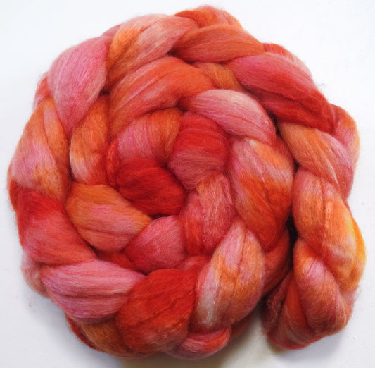 Coral Canna (5.8 oz) - Blue-faced Leicester/ Tussah Silk (75/25)