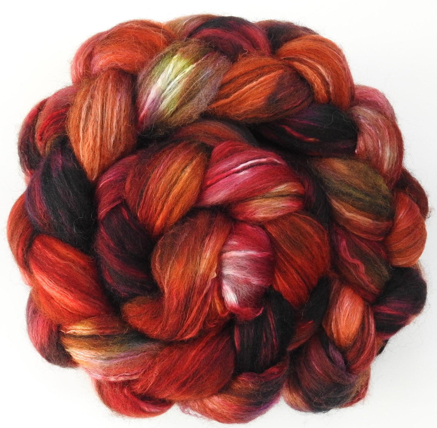Heartbeat - Humbug Shetland/ Mulberry Silk (75/25)-  Fusion Series