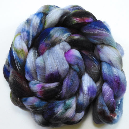 Purple Rain (5.7 oz)- Targhee/silk/ bamboo (80/10/10)