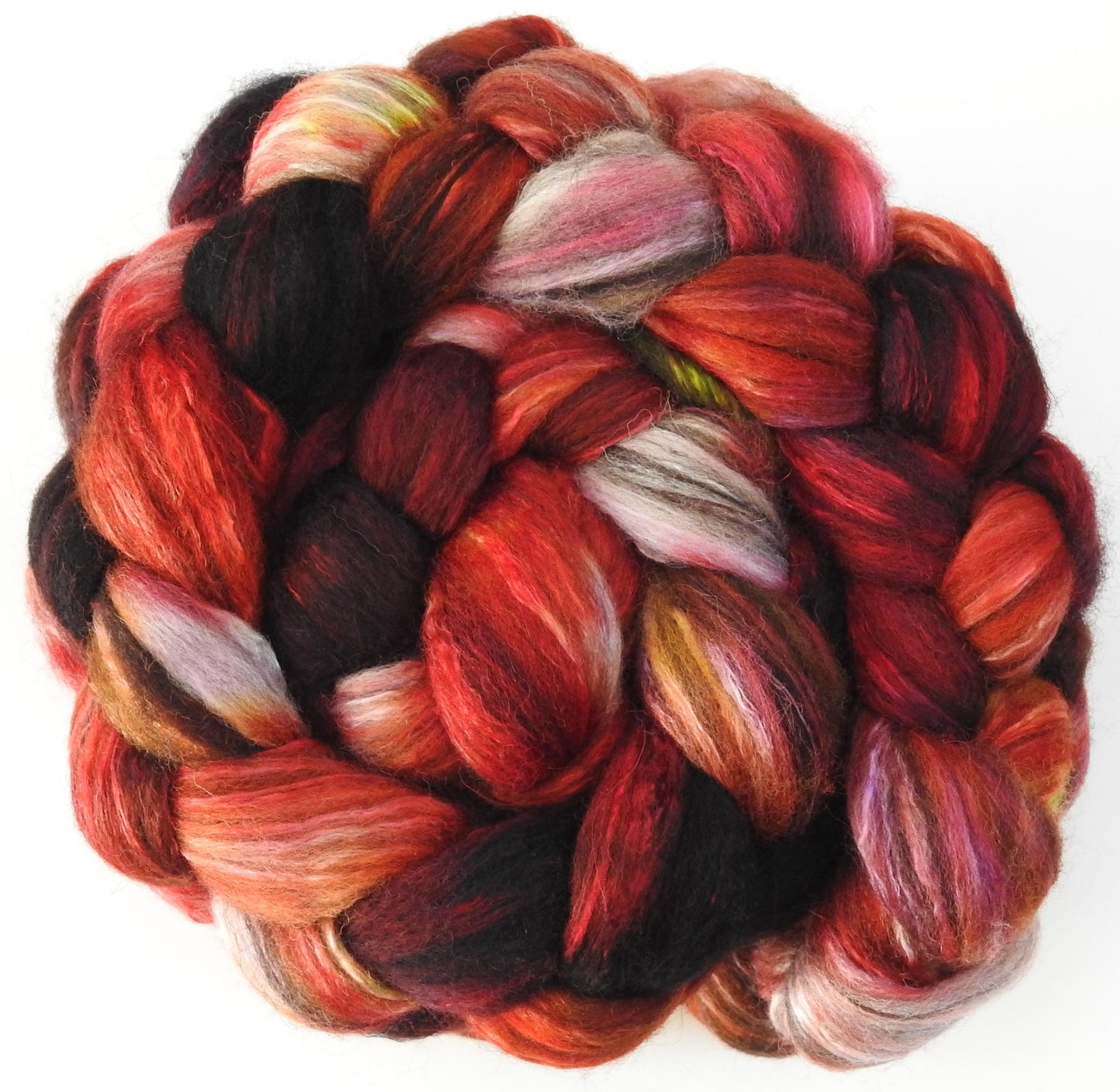 Heartbeat - Humbug Shetland/ Mulberry Silk (75/25)-  Fusion Series