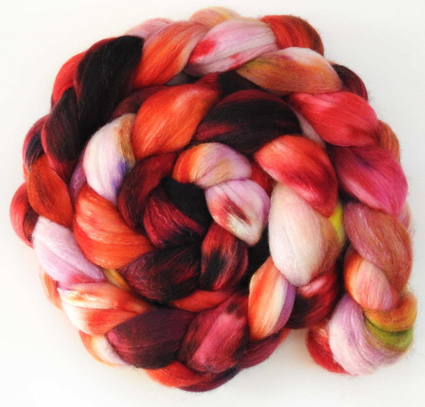 Heartbeat (6 oz) - Organic Polwarth / Tussah silk (80/20)- Fusion Series