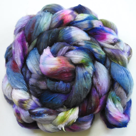 Purple Rain - 25 micron Merino/ Silk Slubs (70/30)