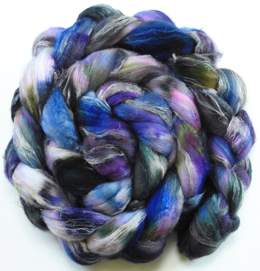 Purple Rain - Merino/ Tussah Silk/ Natural Flax (50/25/25)