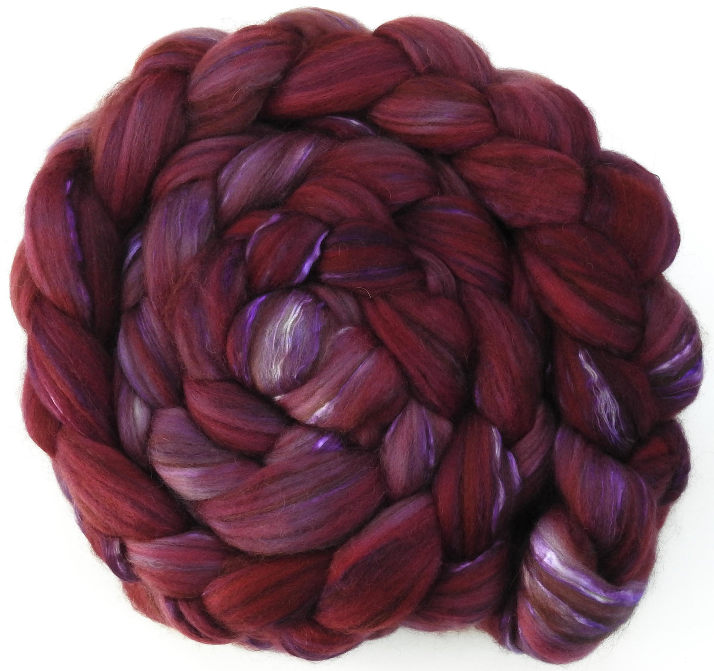 Boysenberry (5.7 oz) - 18.5 mic merino/ camel/ brown alpaca/ mulberry silk/ (40/20/20/20)