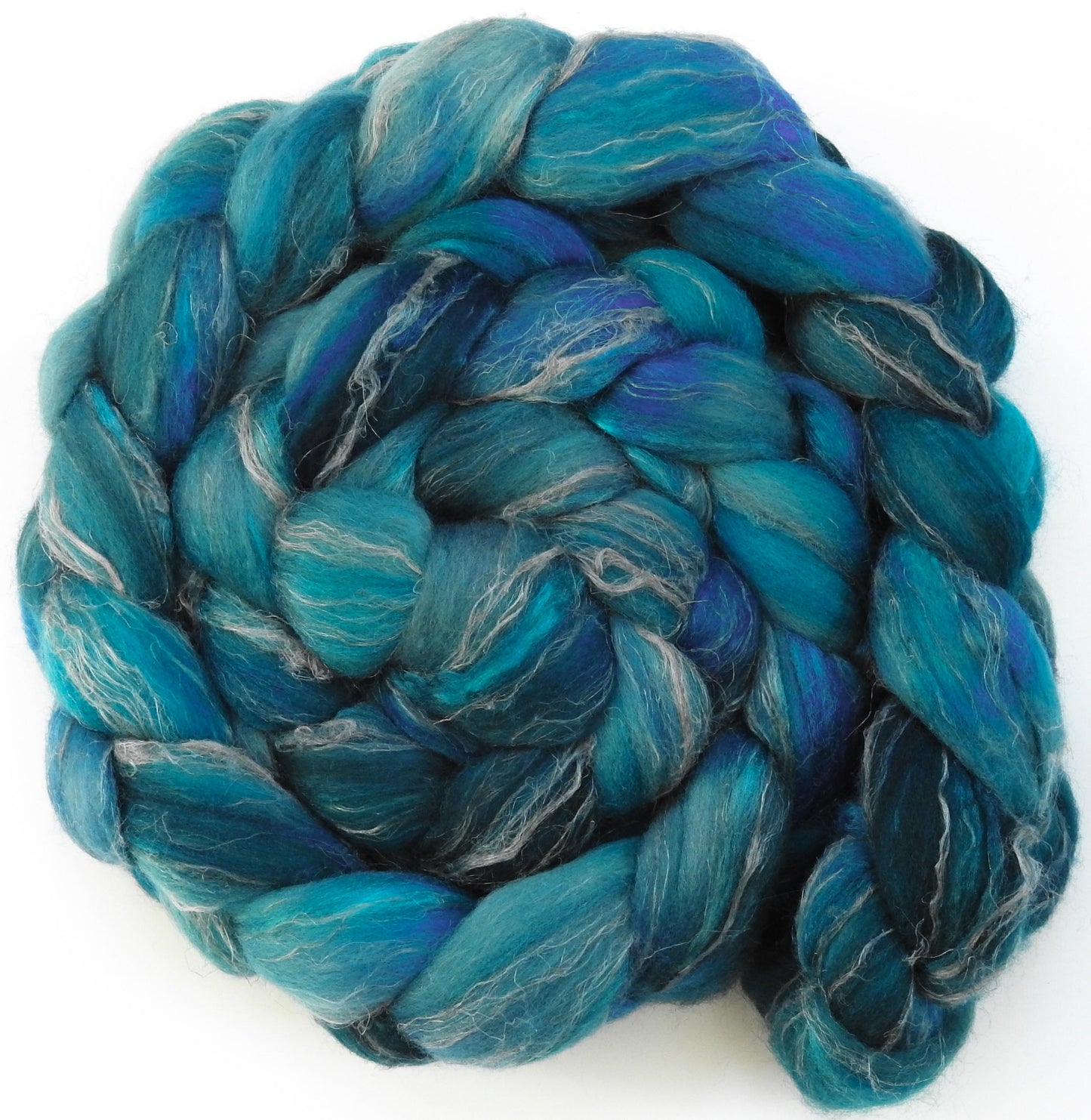 Stellar -Glazed Solid - Merino/ Tussah Silk/ Natural Flax (50/25/25)