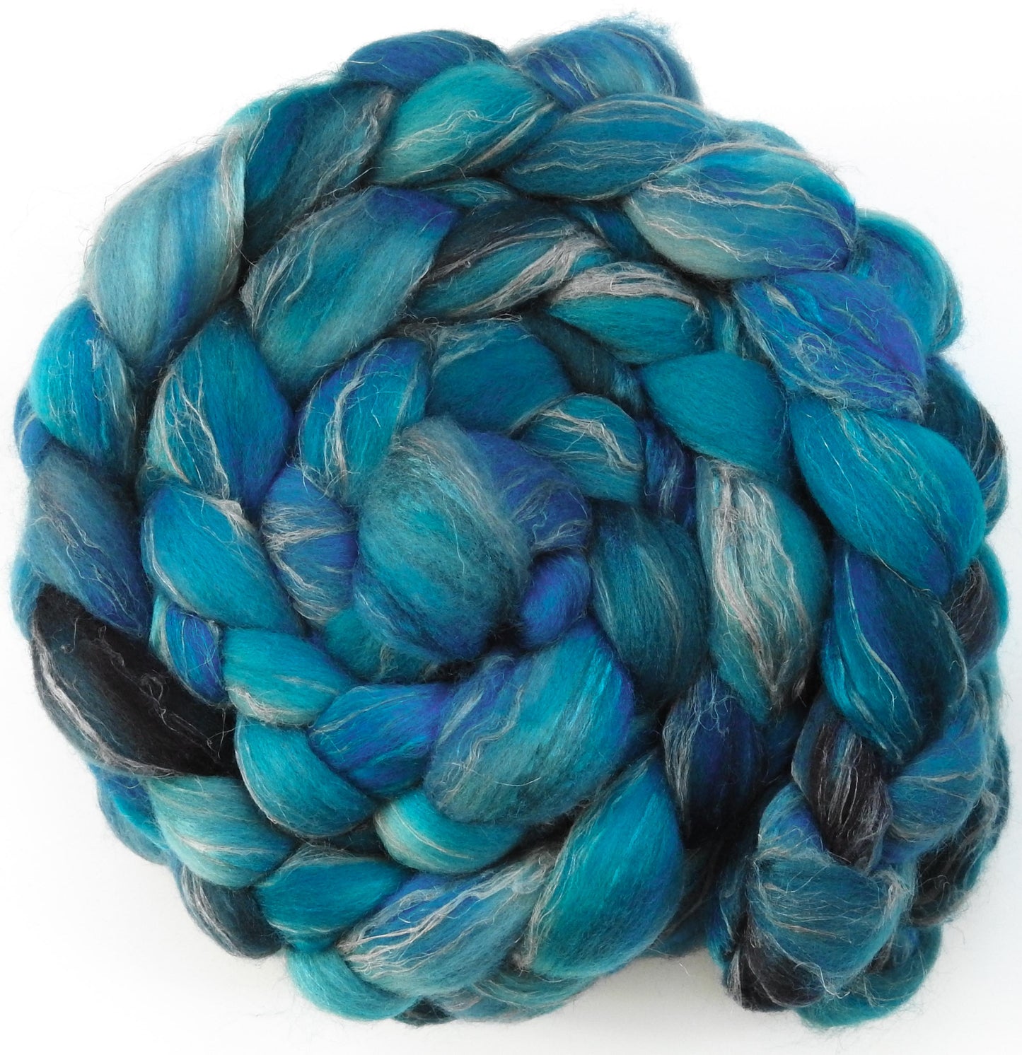 Stellar -Glazed Solid - Merino/ Tussah Silk/ Natural Flax (50/25/25)