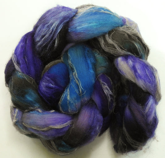 Spiderwort (3.1 oz) - Merino/ Tussah Silk/ Natural Flax (50/25/25)