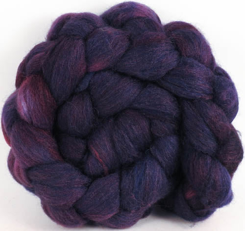 Batt in a Braid #44- Banshee (5.4 oz) - Southdown/Tussah Silk/Kid Mohair (65/25/10)