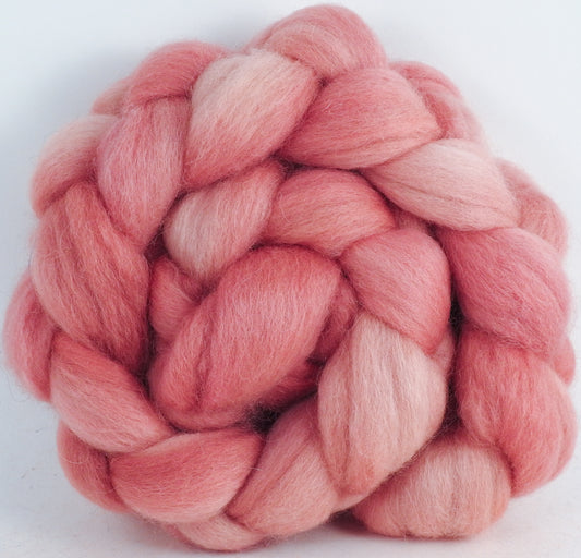 Batt in a Braid #43 - Pink Grapefruit (5.4 oz.) - Dorset/Cheviot/Kid Mohair (60/20/20)