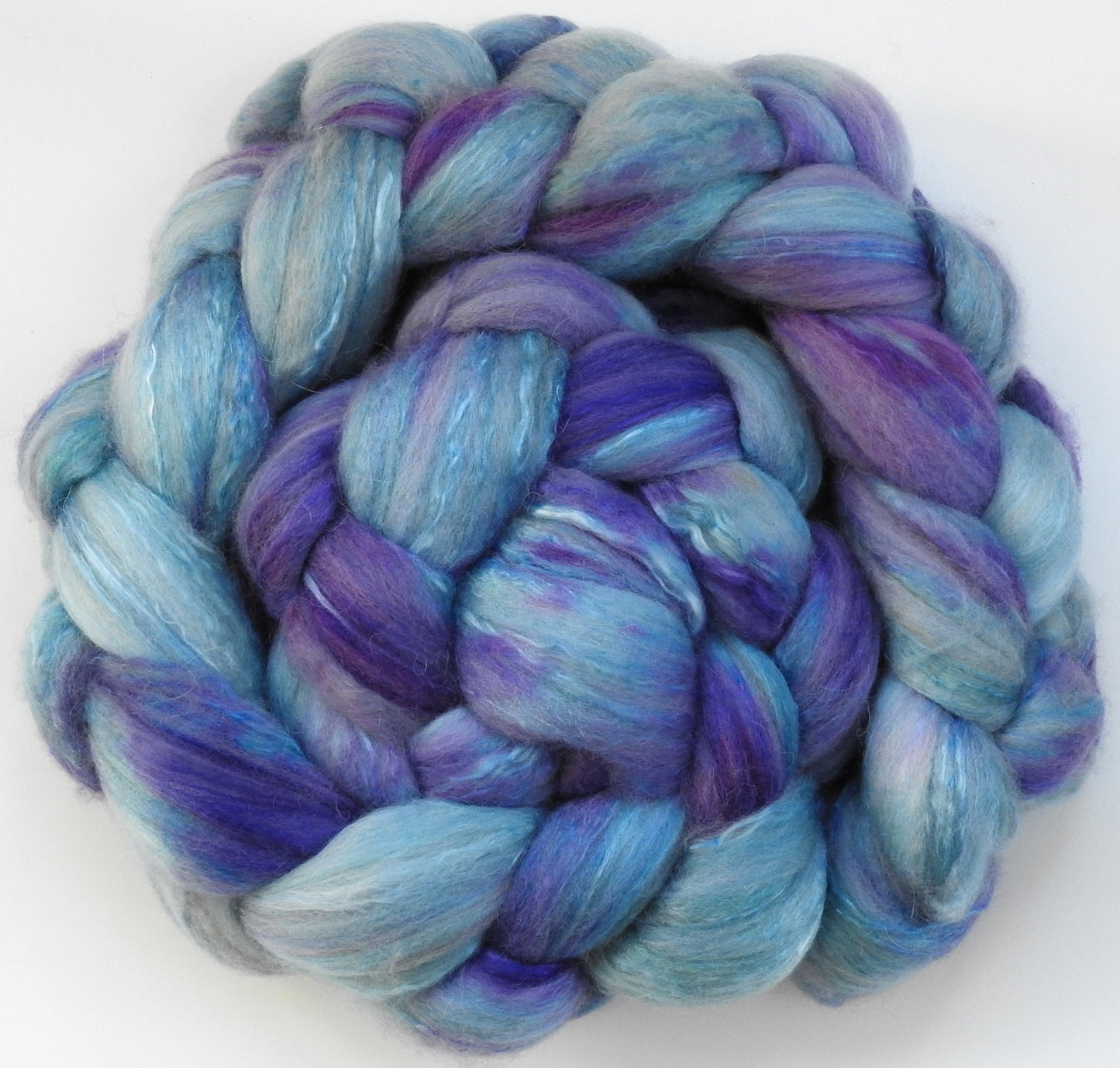 Sweet Dreams - Glazed Solid - Batt in a Braid #5- Merino/ Camel/ silk/ faux cashmere/ firestar (25/25/25/12/12)