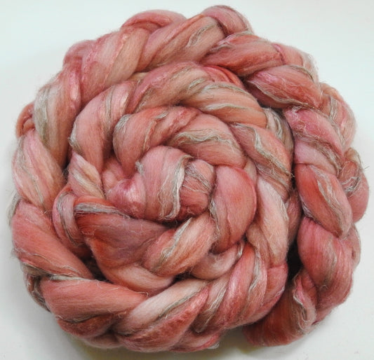 Ruby Red (5.7 oz) - Merino/ Tussah Silk/ Natural Flax (50/25/25)