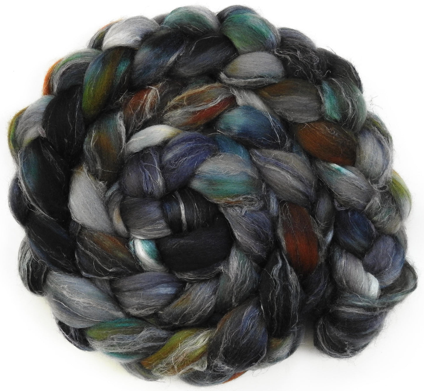 Nuts & Bolts (5.6 oz) -Fusion Series- Merino/ Tussah Silk/ Natural Flax (50/25/25)