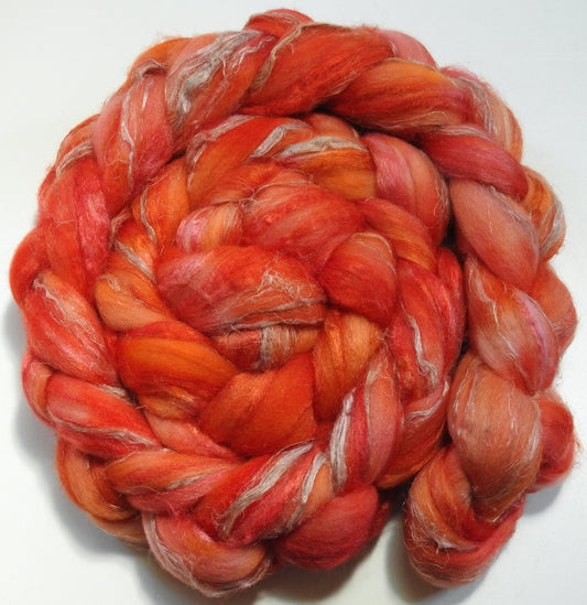 Coral Canna (5.7 oz) - Merino/ Tussah Silk/ Natural Flax (50/25/25)