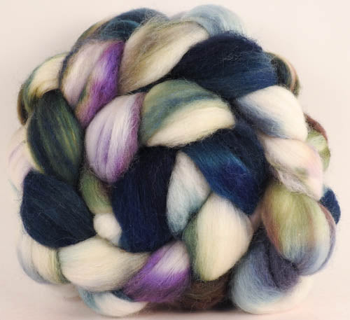 Batt in a Braid #44- Oysters (5.5 oz) - Southdown/Tussah Silk/Kid Mohair (65/25/10)