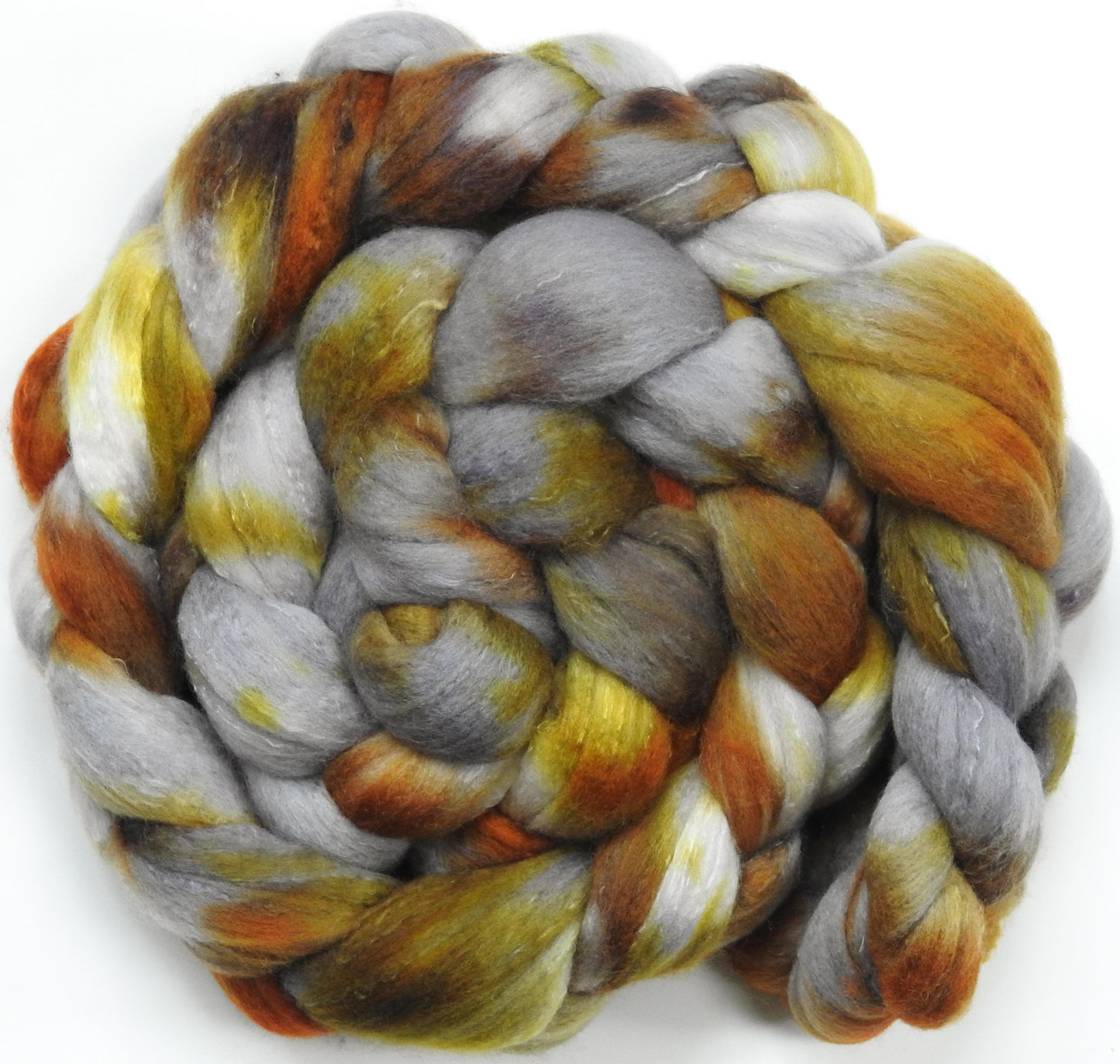 Metallurgy (5.9 oz) - Glazed Solid - Organic Polwarth / Tussah silk (80/20)