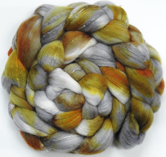 Metallurgy (5.9 oz) - Glazed Solid - Organic Polwarth / Tussah silk (80/20)