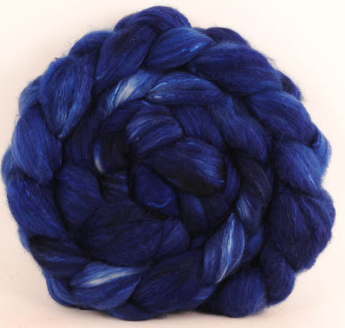Batt in a Braid #5 - Lights Out -(5.4 oz.) Merino/ Camel/ silk/ faux cashmere/ firestar (25/25/25/12/12)