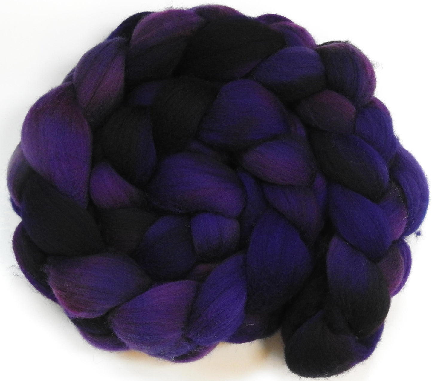 Queen of the Night- (5.6 oz.)- Glazed Solid- Organic Polwarth