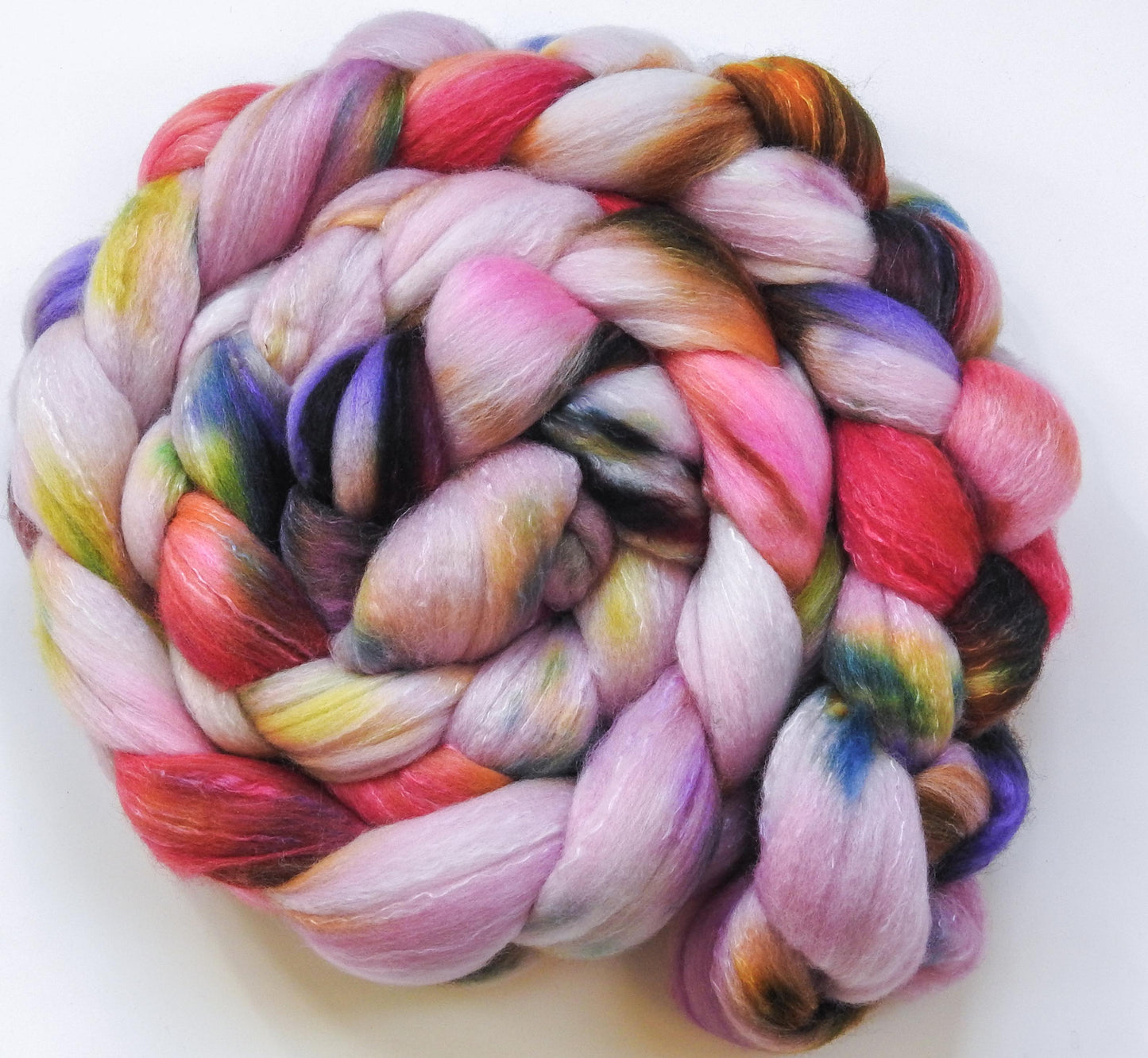 Crocus Pageant -(6.6 oz)  Fusion Series - Organic Polwarth / Tussah silk (80/20)
