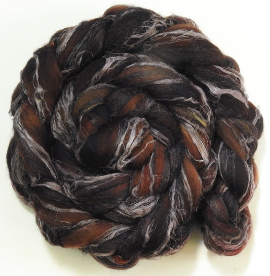 Dark Chocolate (5.7 oz) - Merino/ Tussah Silk/ Natural Flax (50/25/25)