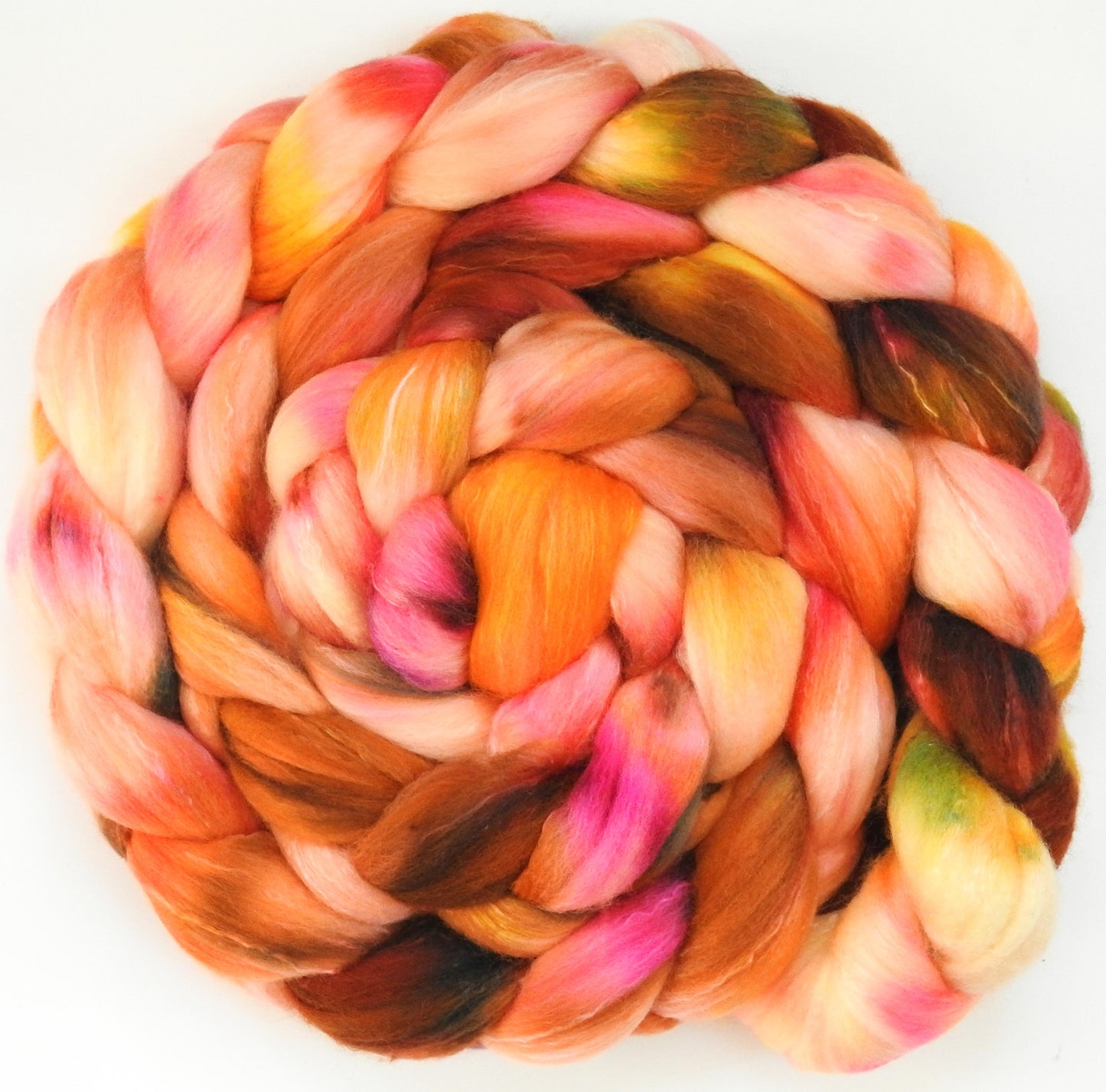 Walkin' on Sunshine - Fusion Series - Organic Polwarth / Tussah silk (80/20)