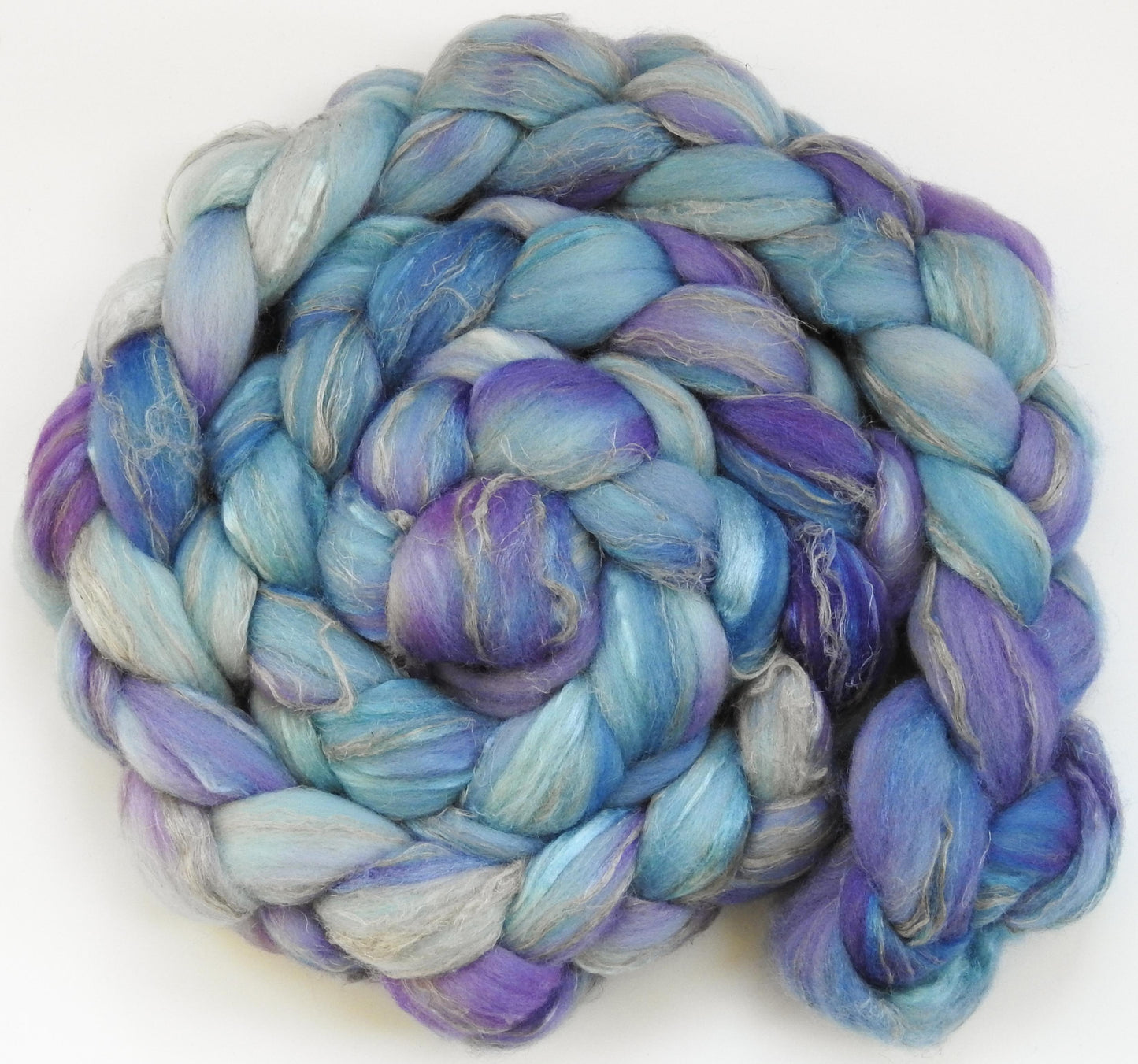 Sweet Dreams (5.9 oz)-Glazed Solid - Merino/ Tussah Silk/ Natural Flax (50/25/25)