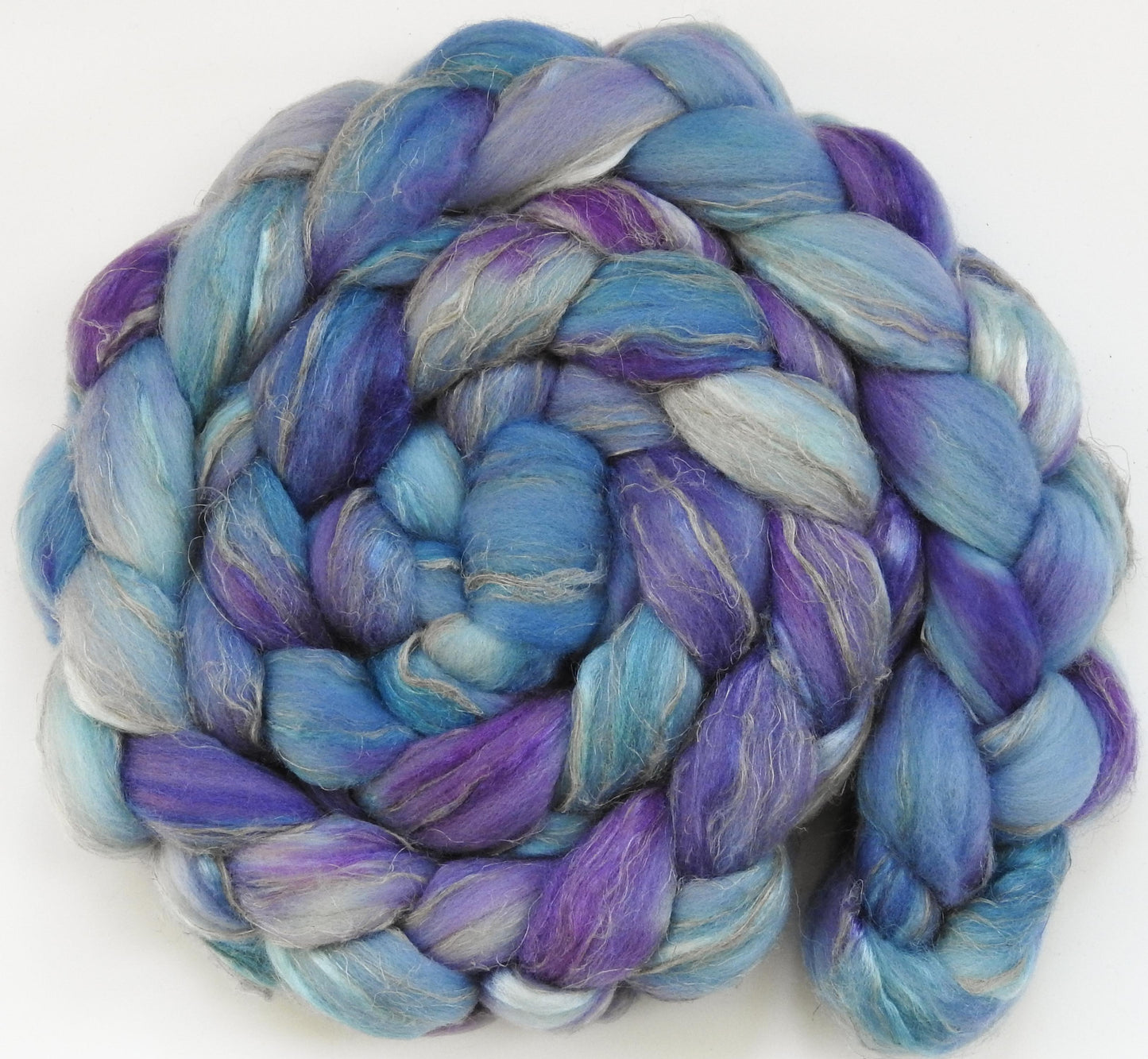 Sweet Dreams (5.9 oz)-Glazed Solid - Merino/ Tussah Silk/ Natural Flax (50/25/25)