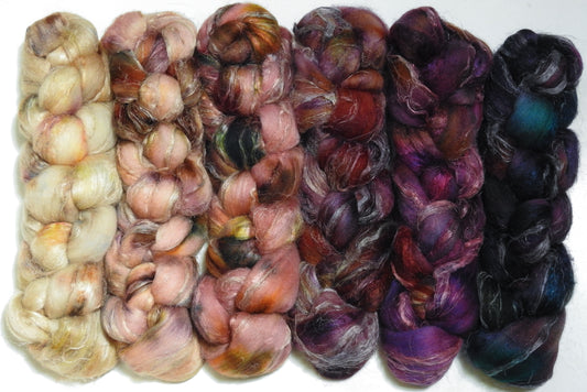 Let Them Eat Cake (8.8 oz) - Merino/ Tussah Silk/ Natural Flax (50/25/25)
