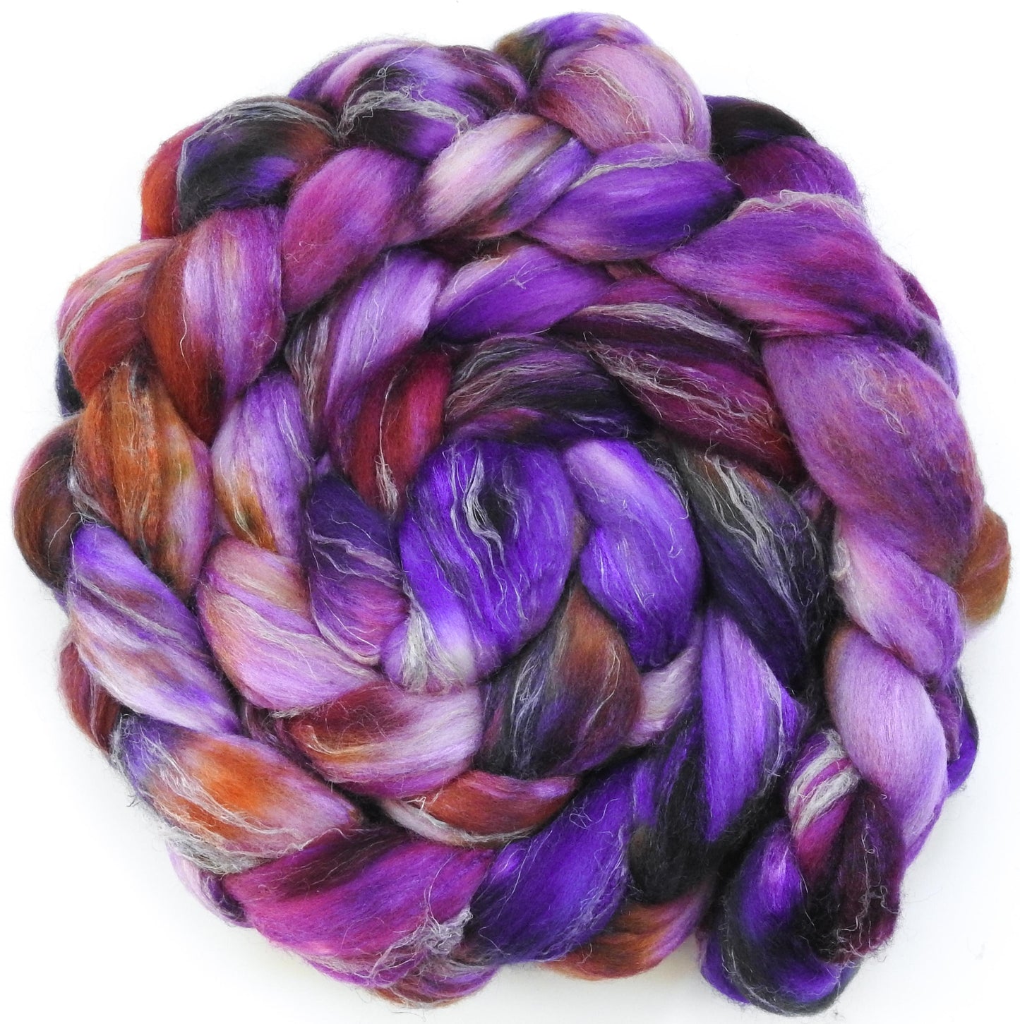 Echinacea (5.8 oz)-Fusion Series - Merino/ Tussah Silk/ Natural Flax (50/25/25)
