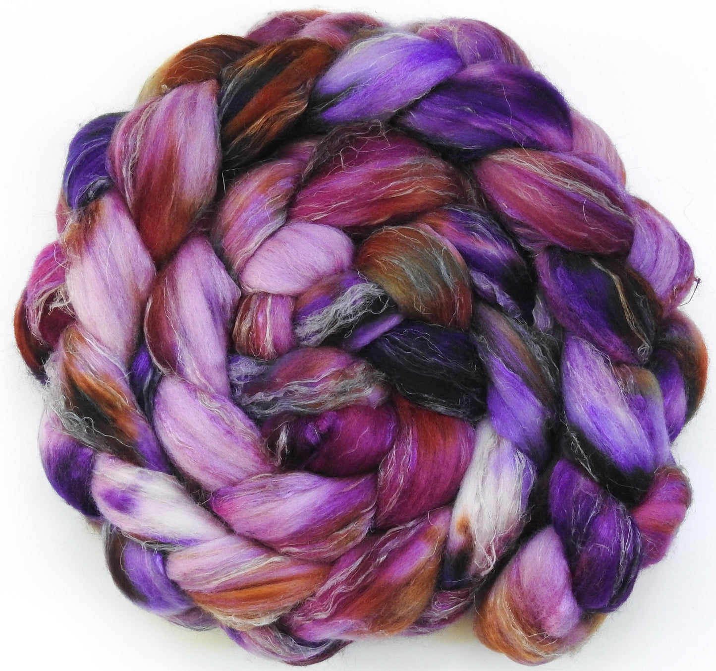 Echinacea (5.8 oz)-Fusion Series - Merino/ Tussah Silk/ Natural Flax (50/25/25)
