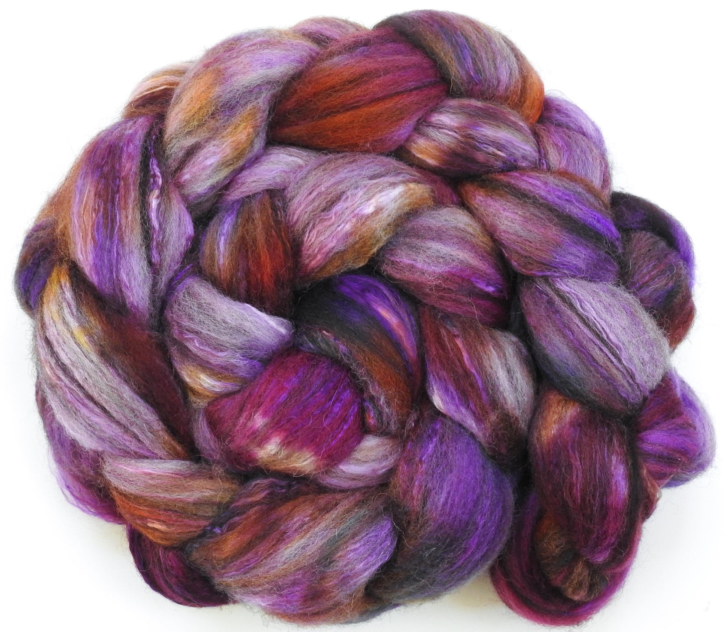Echinacea -Fusion Series - Humbug Shetland/ Mulberry Silk (75/25)