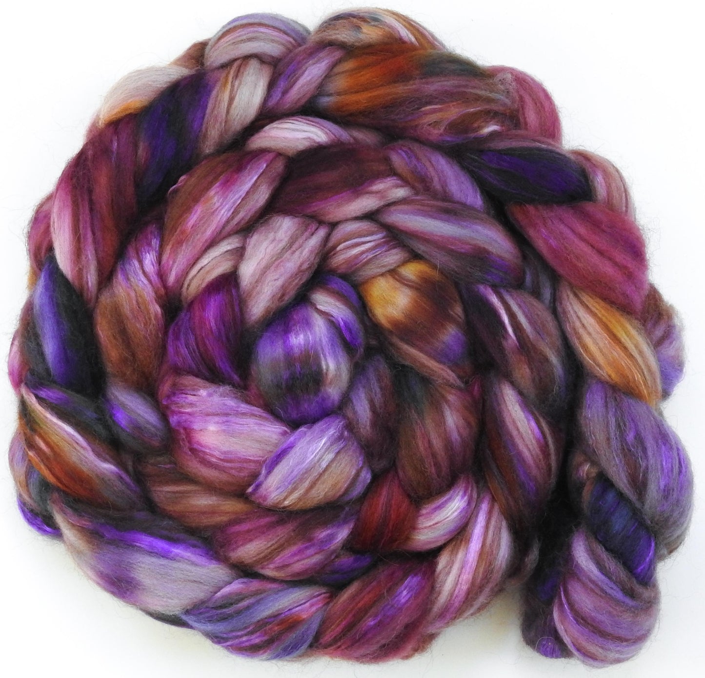 Echinacea -Fusion Series - 18.5 mic merino/ camel/ brown alpaca/ mulberry silk/ (40/20/20/20)