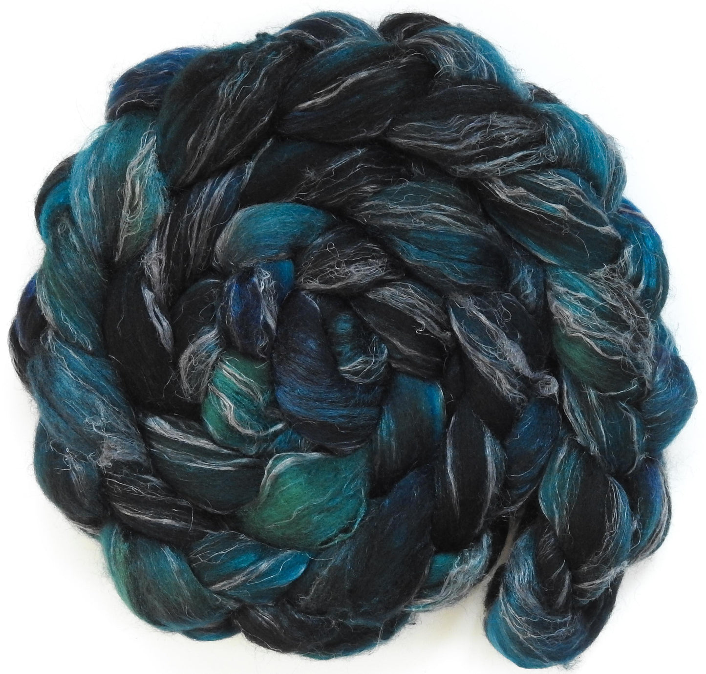 Bat Cave (5.9 oz)-Fusion Series - Merino/ Tussah Silk/ Natural Flax (50/25/25)