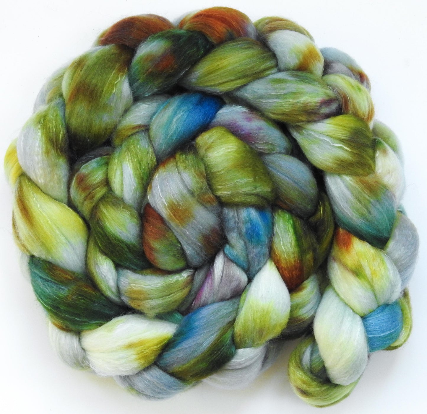 Stonecrop (5.6 oz) - Fusion Series - Organic Polwarth / Tussah silk (80/20)