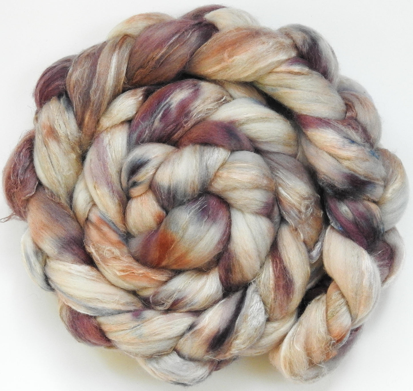 Victoria -Glazed Solid - Merino/ Tussah Silk/ Natural Flax (50/25/25)