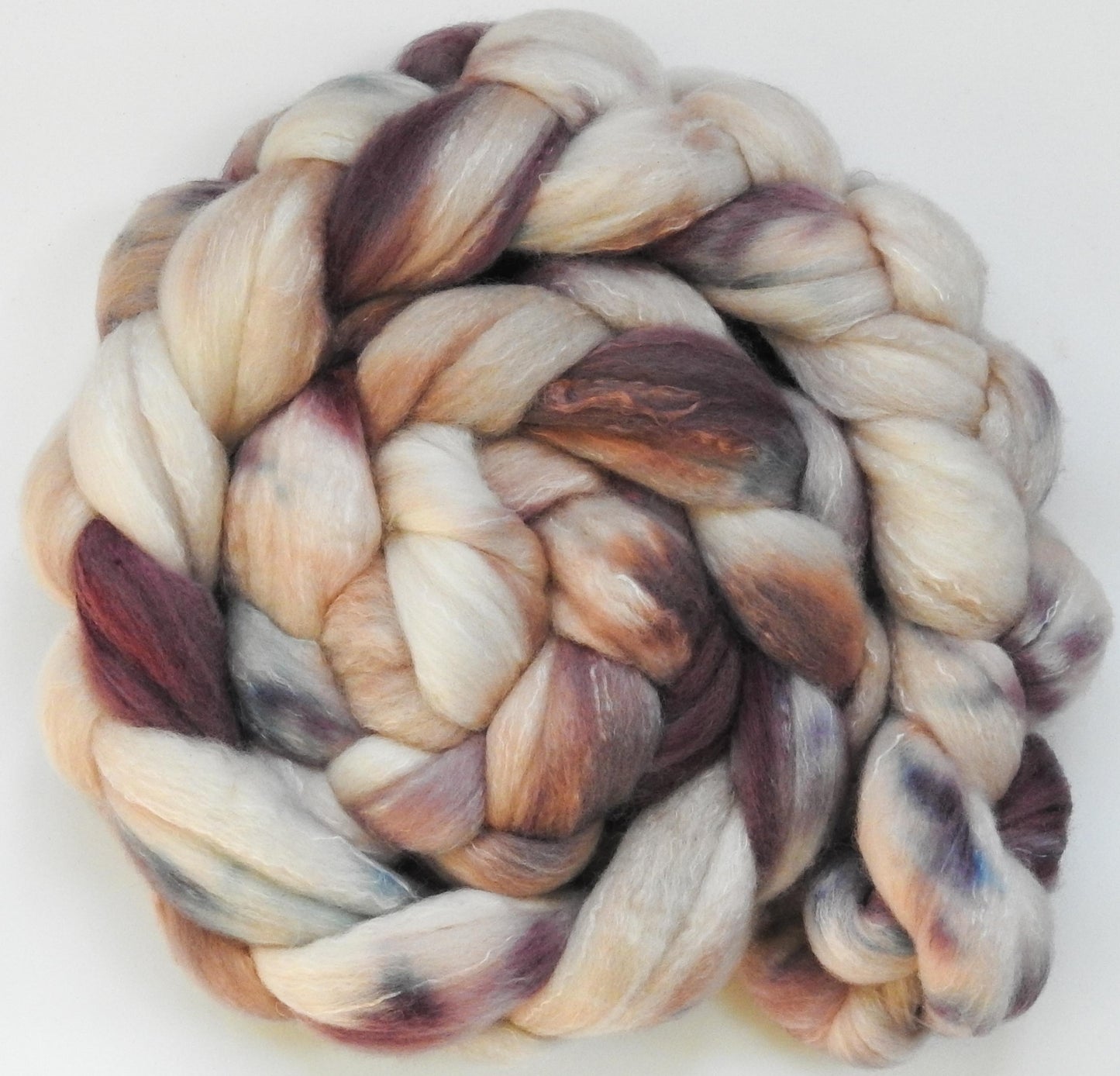 Victoria (5.7 oz) - Glazed Solid - Organic Polwarth / Tussah silk (80/20)