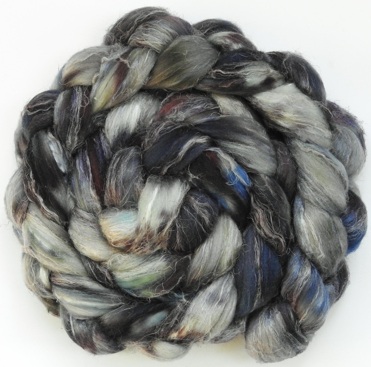 Otter -Glazed Solid - Merino/ Tussah Silk/ Natural Flax (50/25/25)