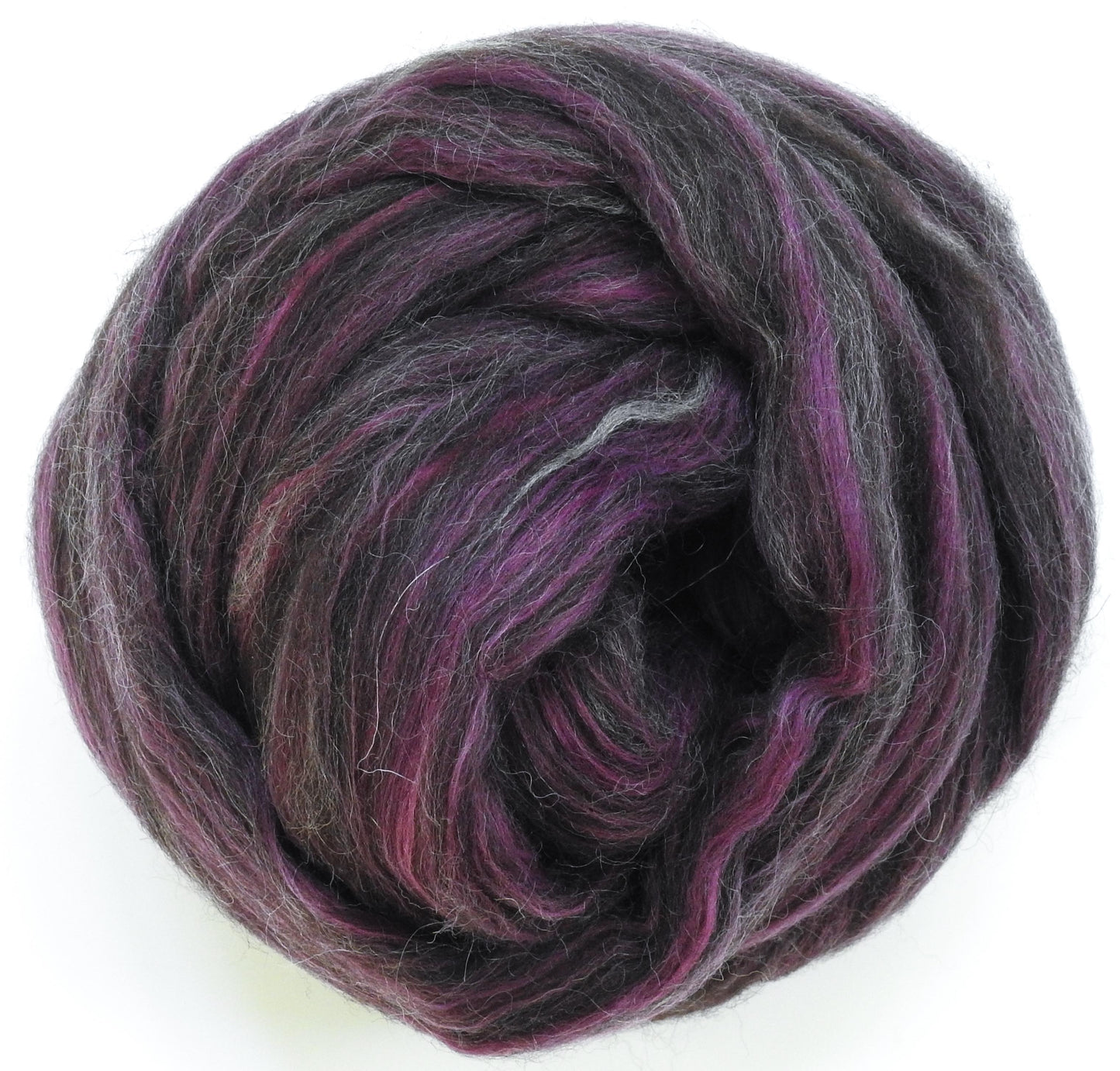 Purple Basil - Custom Blended Top- Shetland/ Bio-Nylon/ Gotland ) (60/30/10)