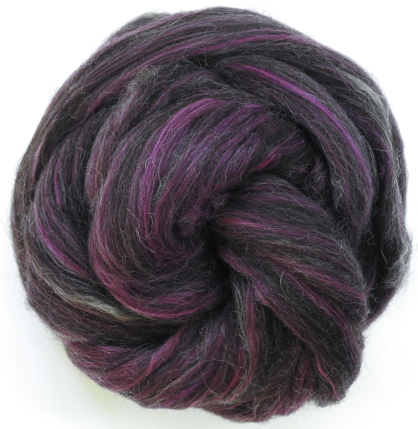 Purple Basil - Custom Blended Top- Shetland/ Bio-Nylon/ Gotland ) (60/30/10)