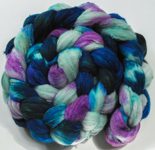 Brain Freeze (5.5 oz)- 25 micron Merino/ Silk Slubs (70/30)