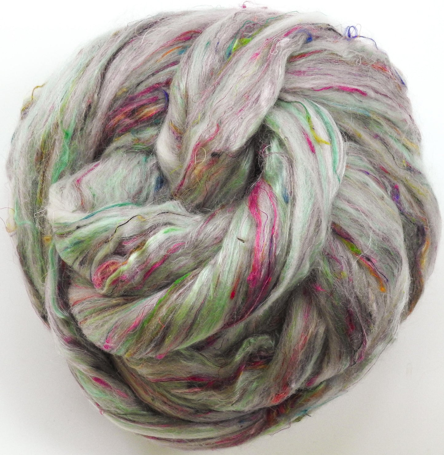 Viburnum - Custom Blended Top- Merino/ Rambouillet/ Sari Silk/ Mulberry Silk (25/25/25/25)