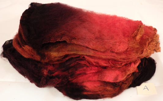 Silk Hankies ( Mawata) for Spinning and Felting - Inglenook Fibers