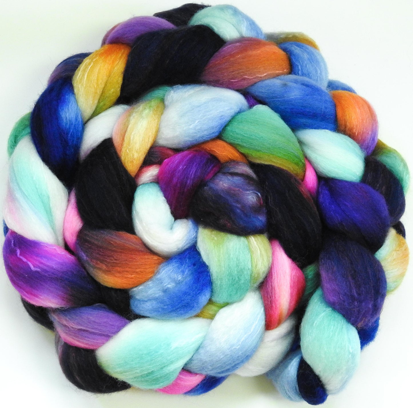 Tie- Dye (5.7 oz) - Organic Polwarth / Tussah silk (80/20)