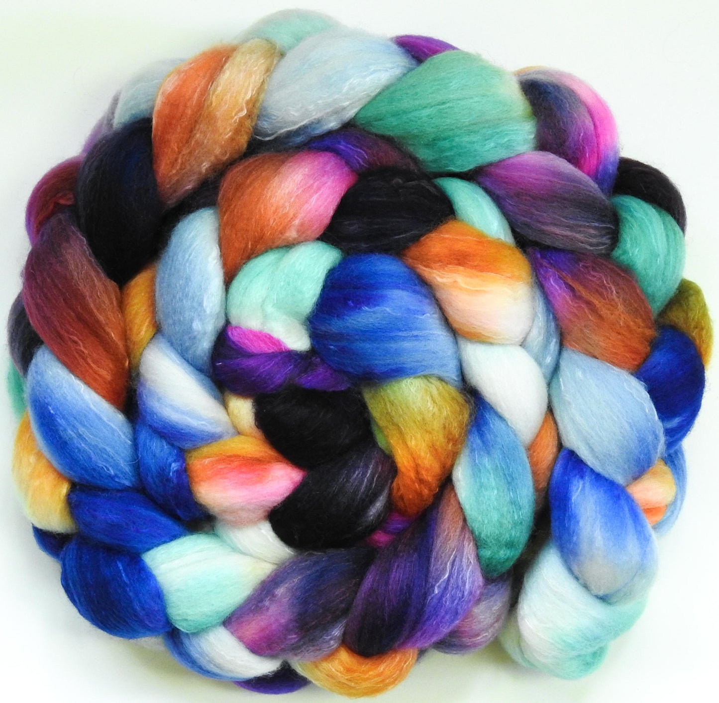 Tie- Dye (5.7 oz) - Organic Polwarth / Tussah silk (80/20)