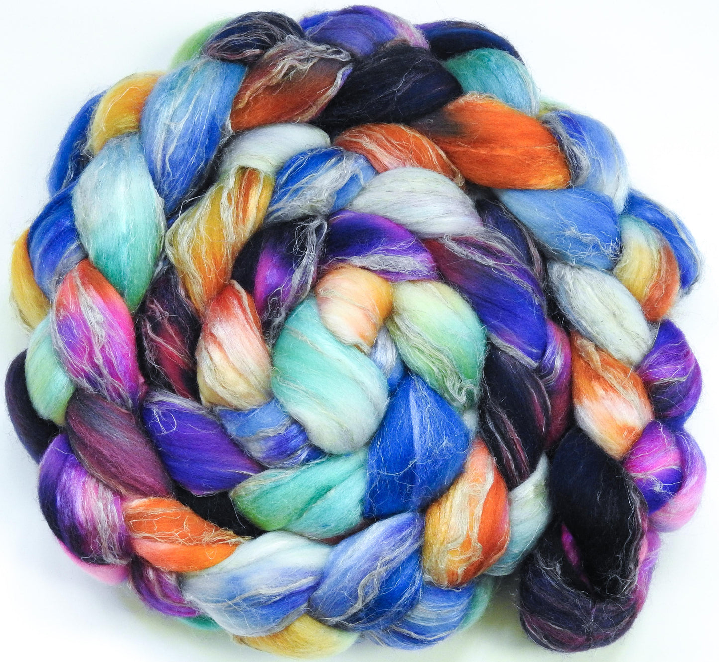 Tie Dye (5.7 oz) - Merino/ Tussah Silk/ Natural Flax (50/25/25)