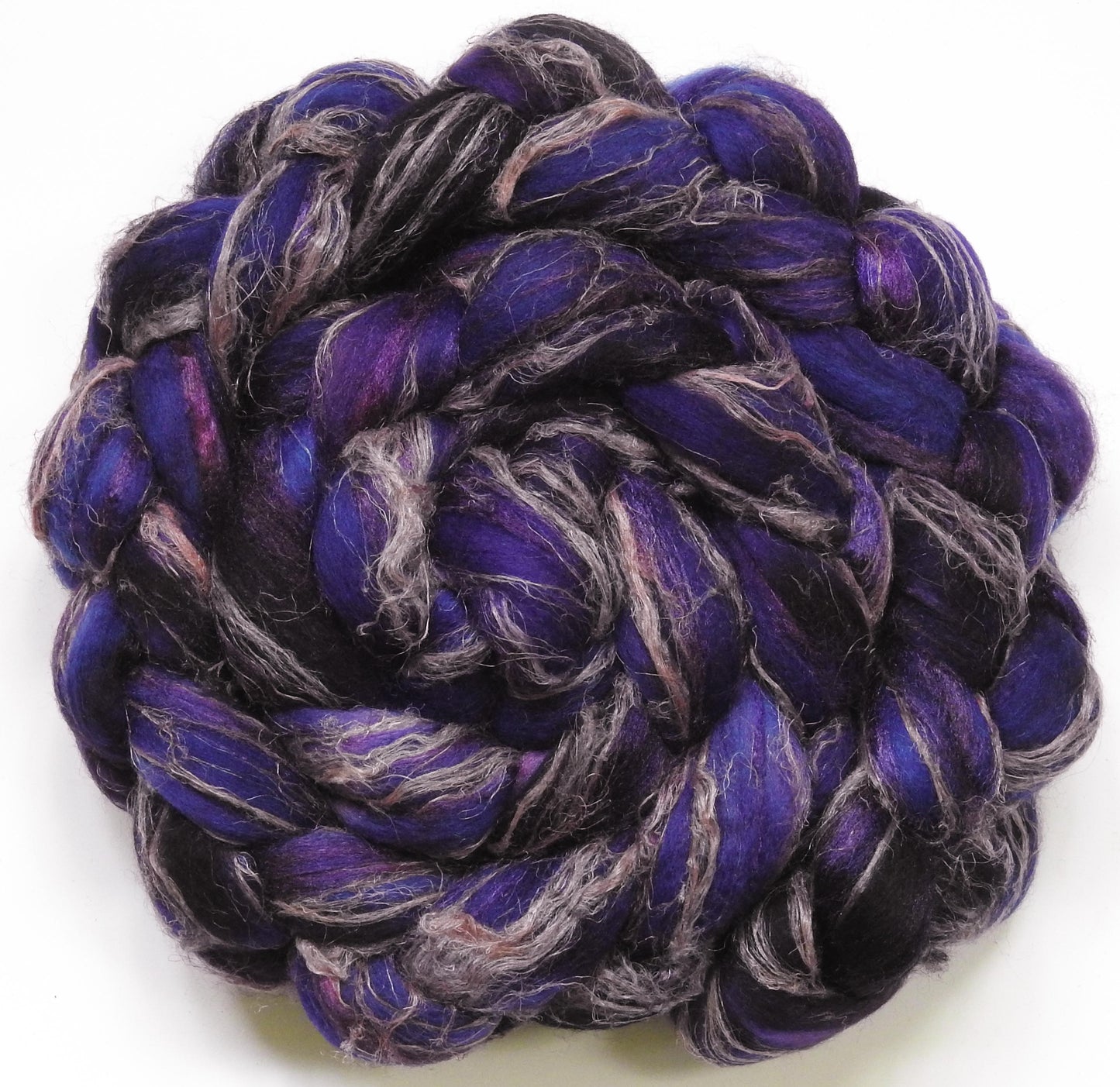 Queen of the Night (6.1 oz) - Merino/ Tussah Silk/ Natural Flax (50/25/25)