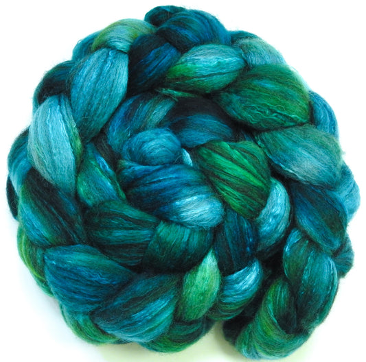 Neptune (5.8 oz) -Glazed Solid-  Humbug Shetland/ Mulberry Silk (75/25)