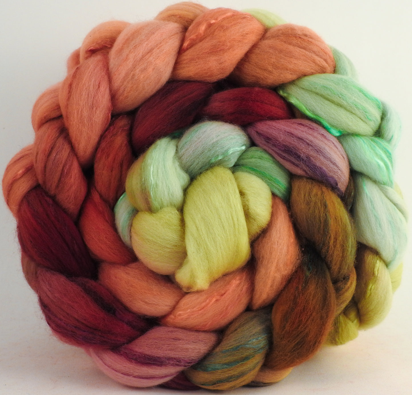 18.5 Micron Merino/ Mulberry Silk (70/30) - Icelandic Poppies - (5.3 oz)