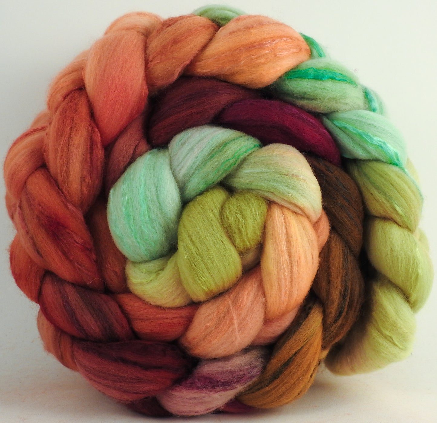 18.5 Micron Merino/ Mulberry Silk (70/30) - Icelandic Poppies - (5.3 oz)